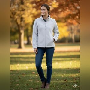 COLUMBIA Benton Springs Full Zip Longsleeve Fleece Jacket. Women's Size Medium.